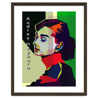 Beauty Audrey Hepburn Pop Art WPAP