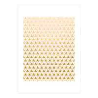 Blush + Gold Triangles #society6 #decor #buyart (Print Only)