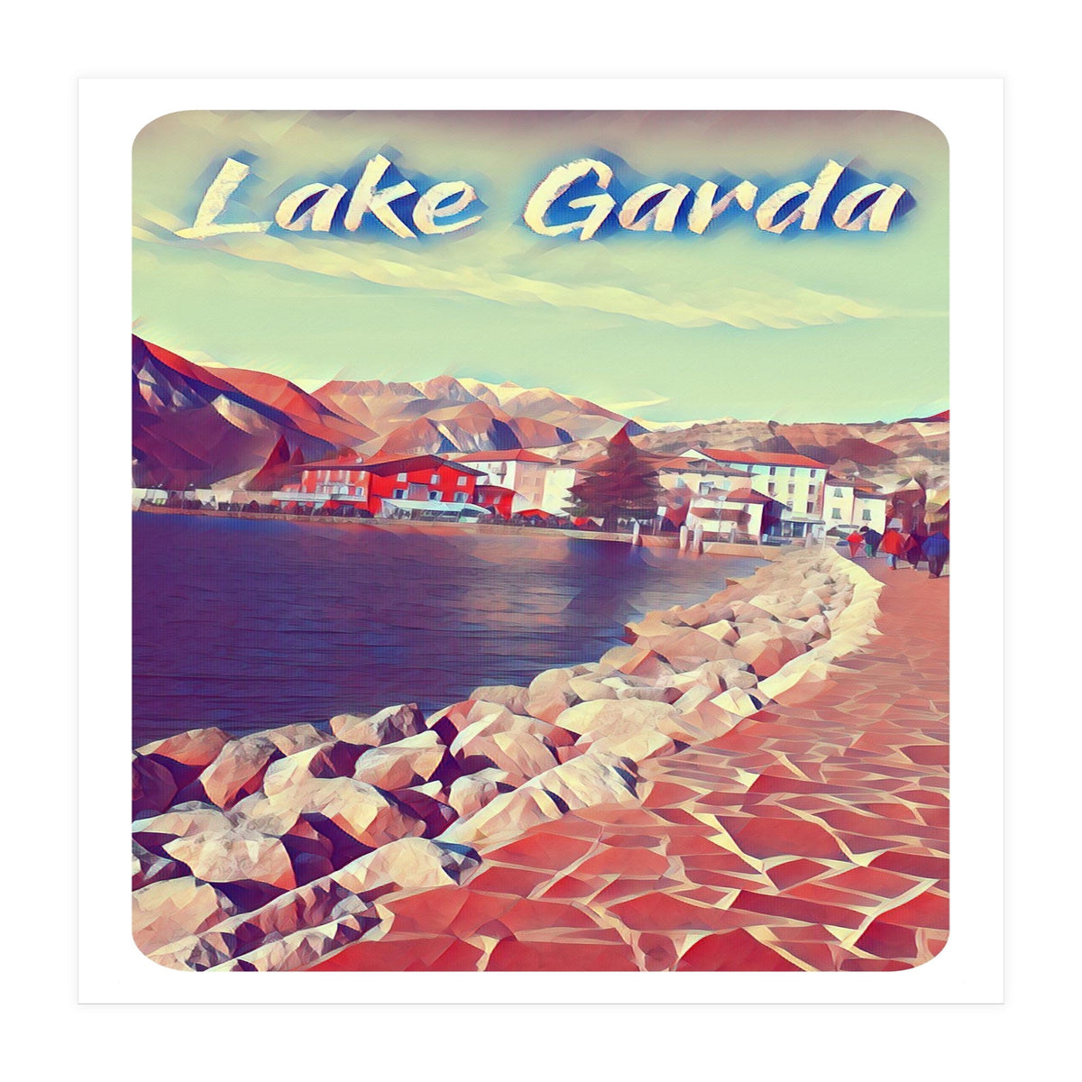 Lago Di Garda (Print Only)