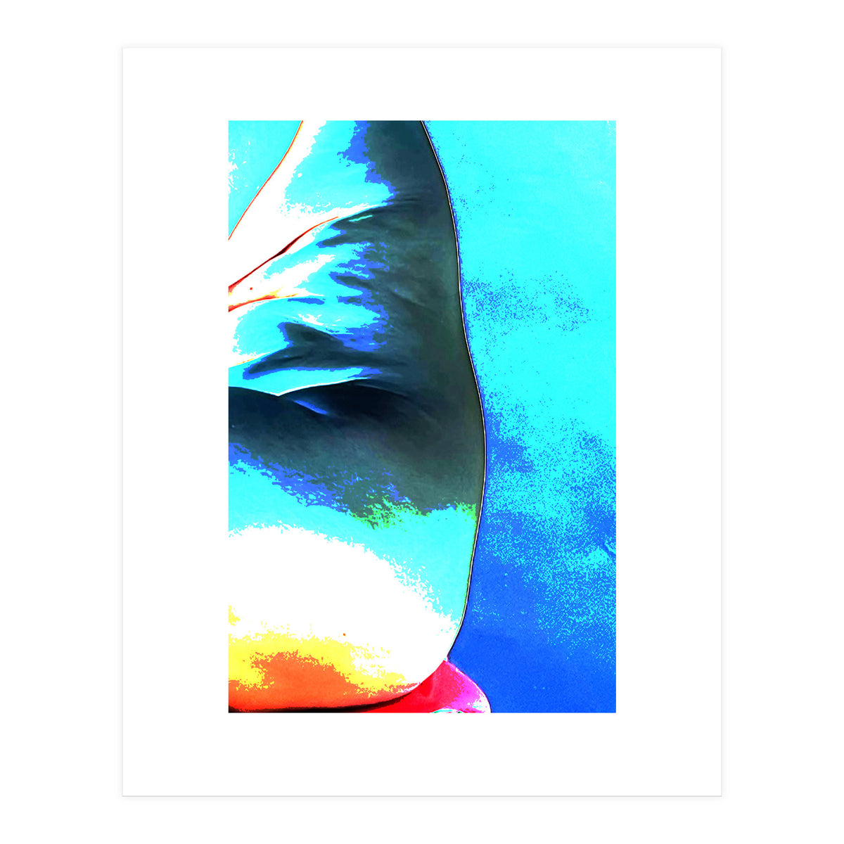 Aqua Fire |  Sea Wall (Print Only)
