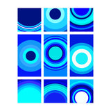 Circles & Rectangles Alt Blue 3 X 3: 1 (Print Only) thumbnail