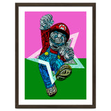 Mario Bross Typo Style Cartoon Pop Art thumbnail