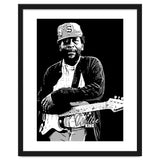 Willie King American Blues Musician in Grayscale thumbnail