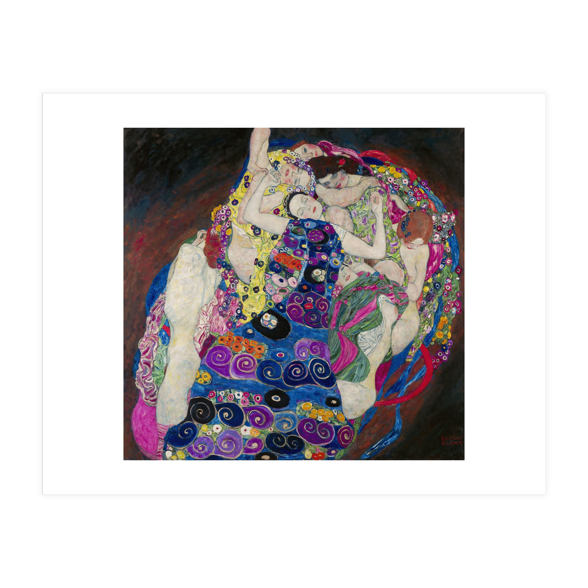 The Virgin - Die Jungfrau. Oil on canvas (1913) 190 x 200 cm. (Print Only)