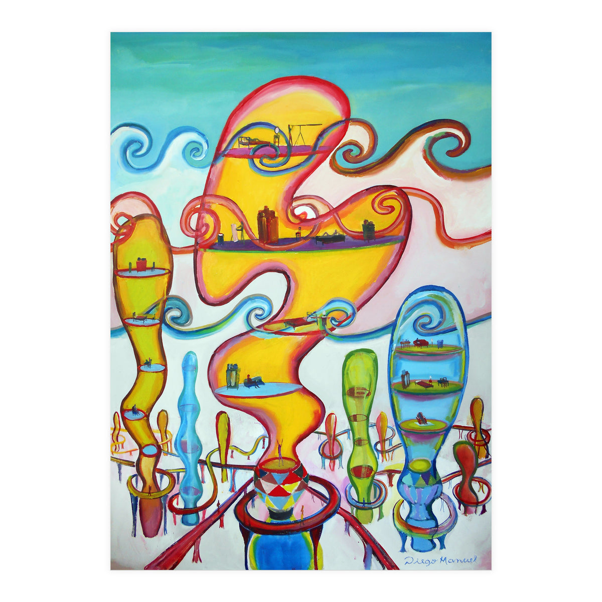 Ciudad Del Futuro 1 (Print Only)