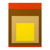 Josef Albers - Red, Brown, Golden (Print Only)