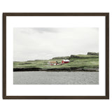 Red house on the shore - Iceland thumbnail