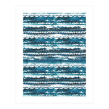 Beach Sea Ocean Waves Aqua Blue (Print Only) thumbnail