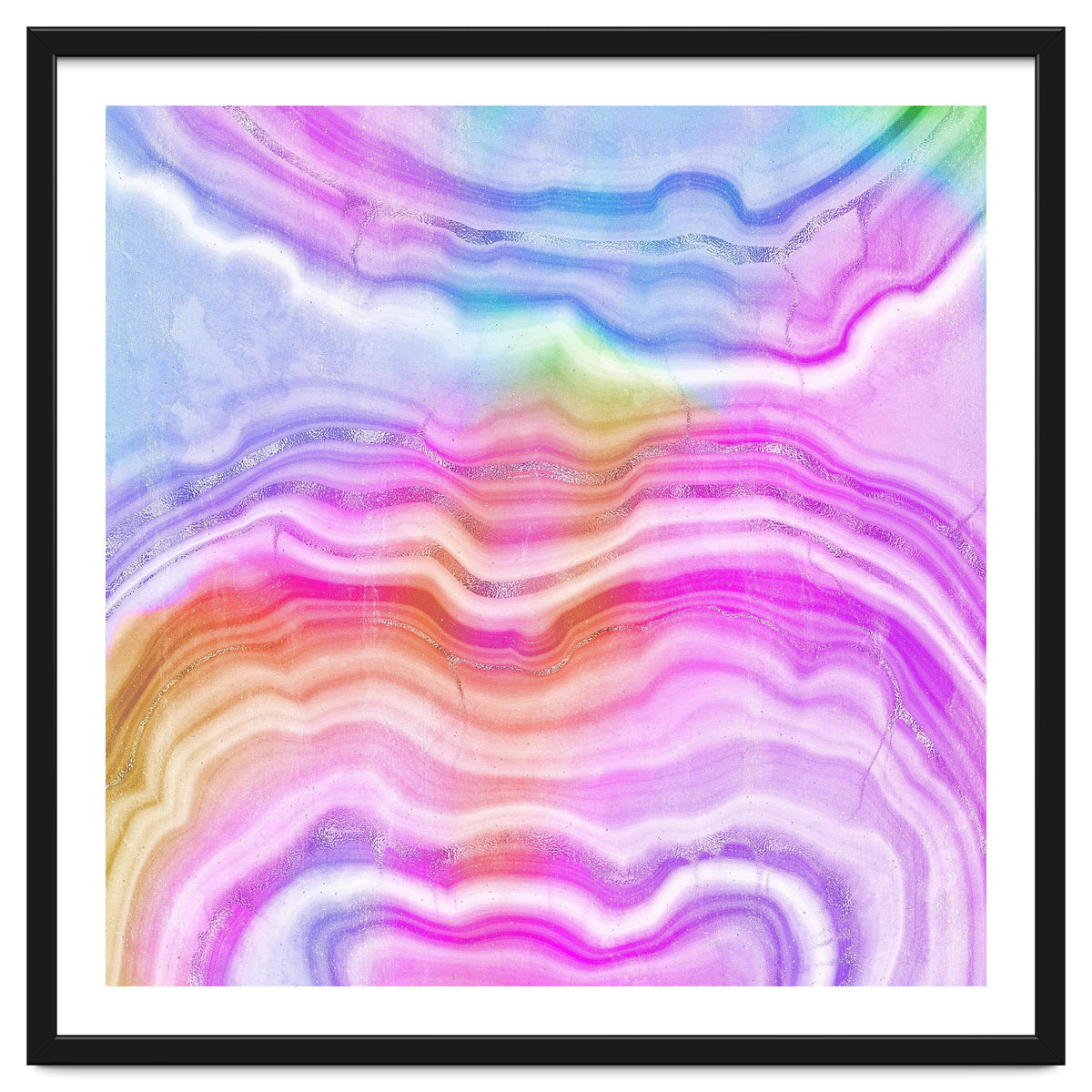 Neon Agate Texture 03