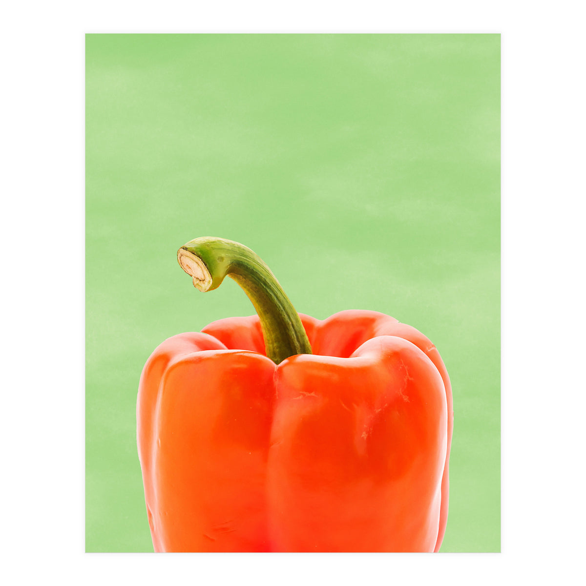 Red Bell Pepper, Fresh Kitchen Art, Capsicum Chilli (Print Only)
