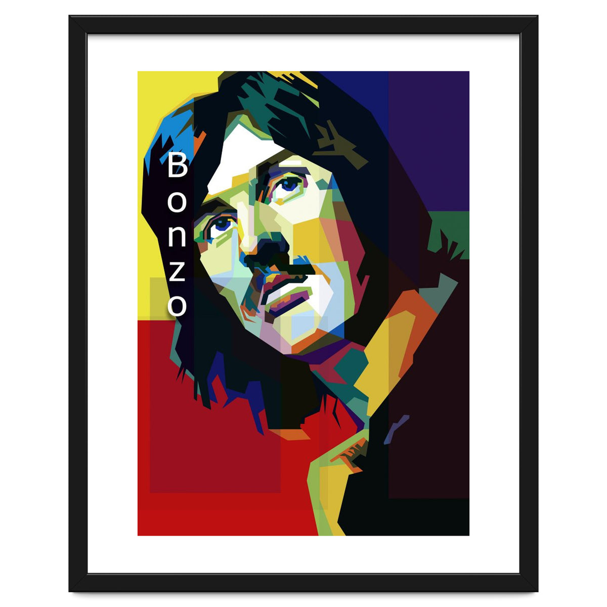 John Bonham Led Zeppelin Pop Art WPAP