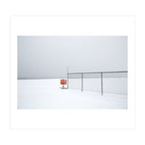 Detour sign in the snow beach (Print Only) thumbnail