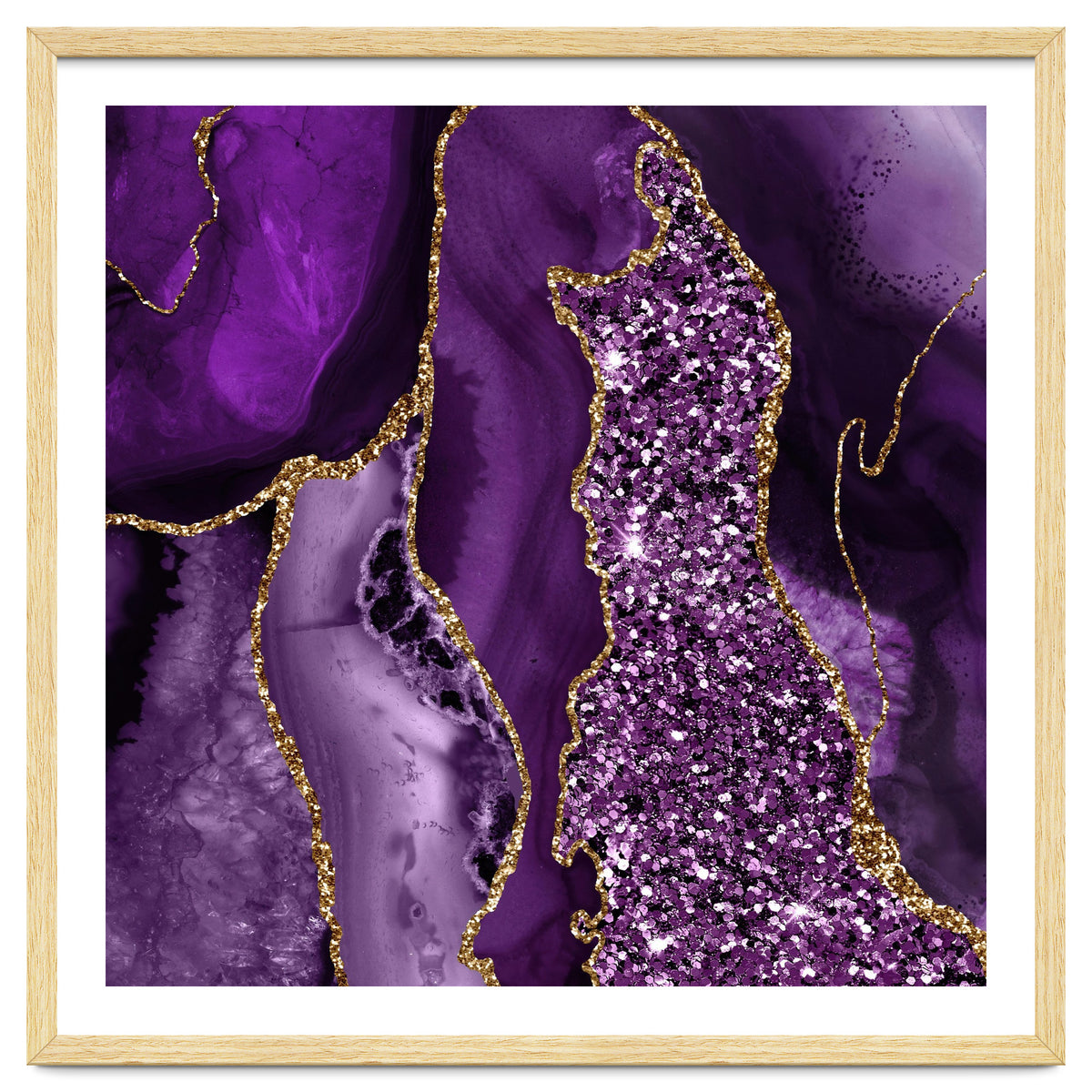 Agate Glitter Ocean Texture 04