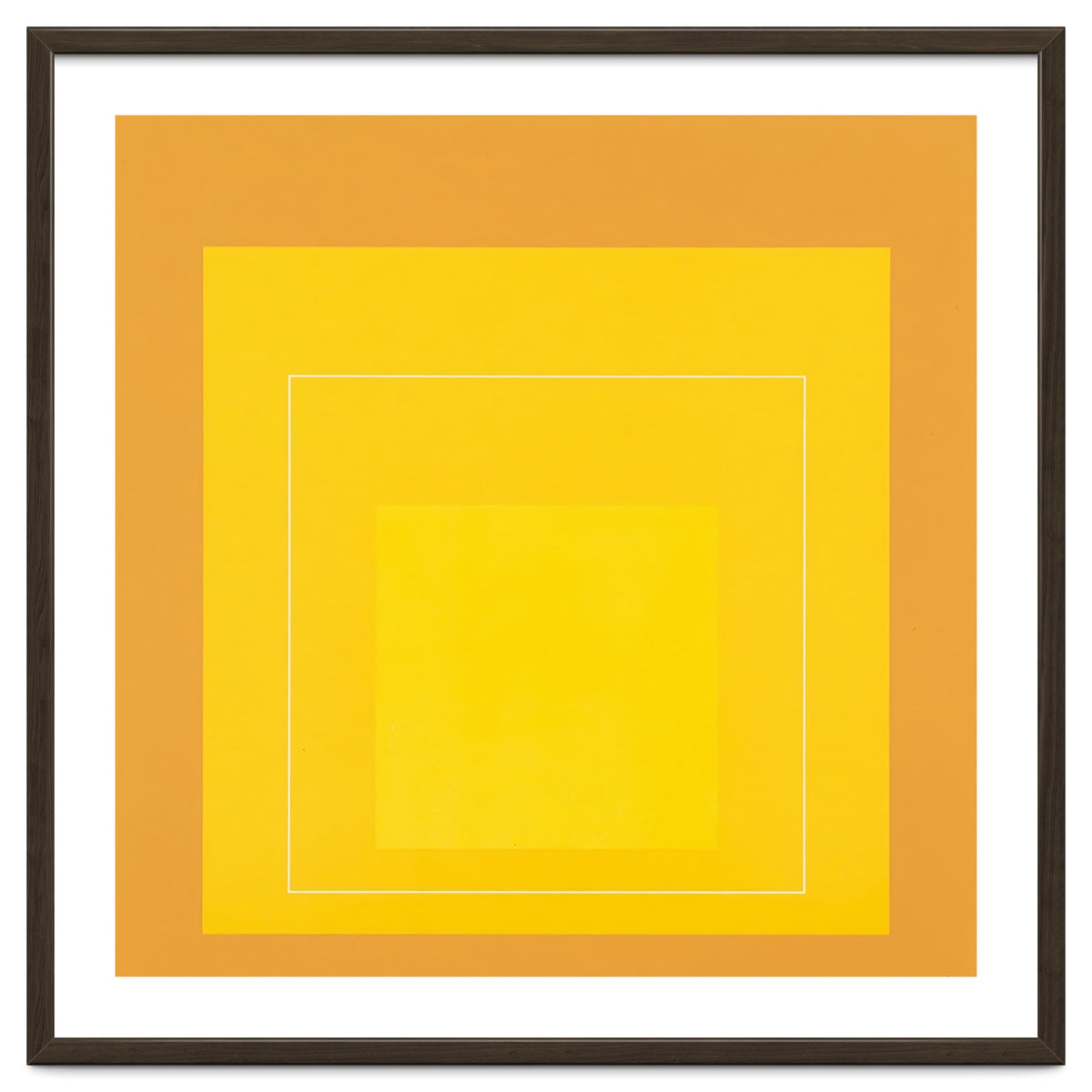 JOSEF ALBERS - HOMAGE TO THE SQUARE ORANGE YELLOW