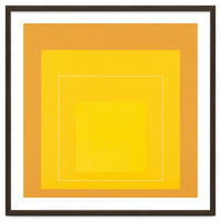JOSEF ALBERS - HOMAGE TO THE SQUARE ORANGE YELLOW