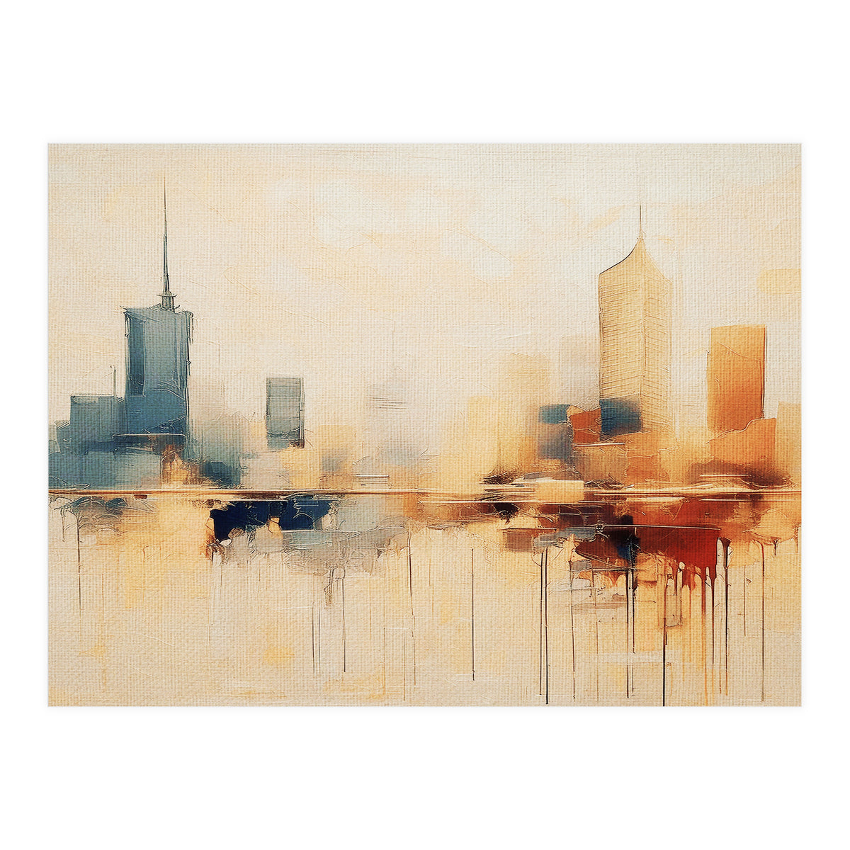 Buildings At Dusk 05 (Print Only)