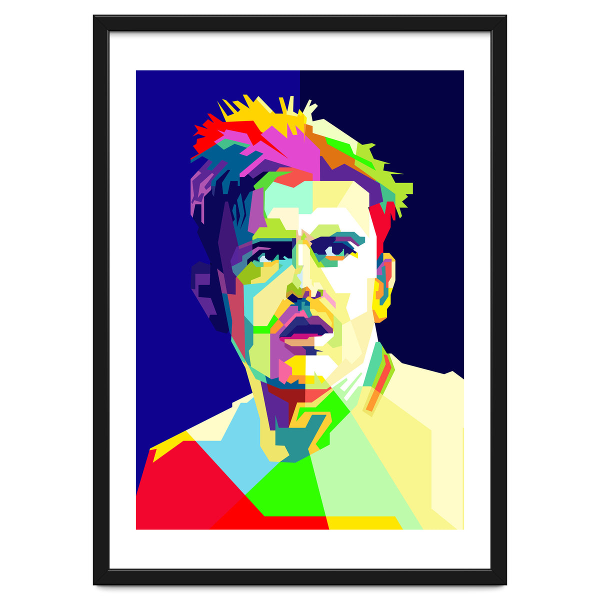 Harry McGuire English Football Pop Art WPAP