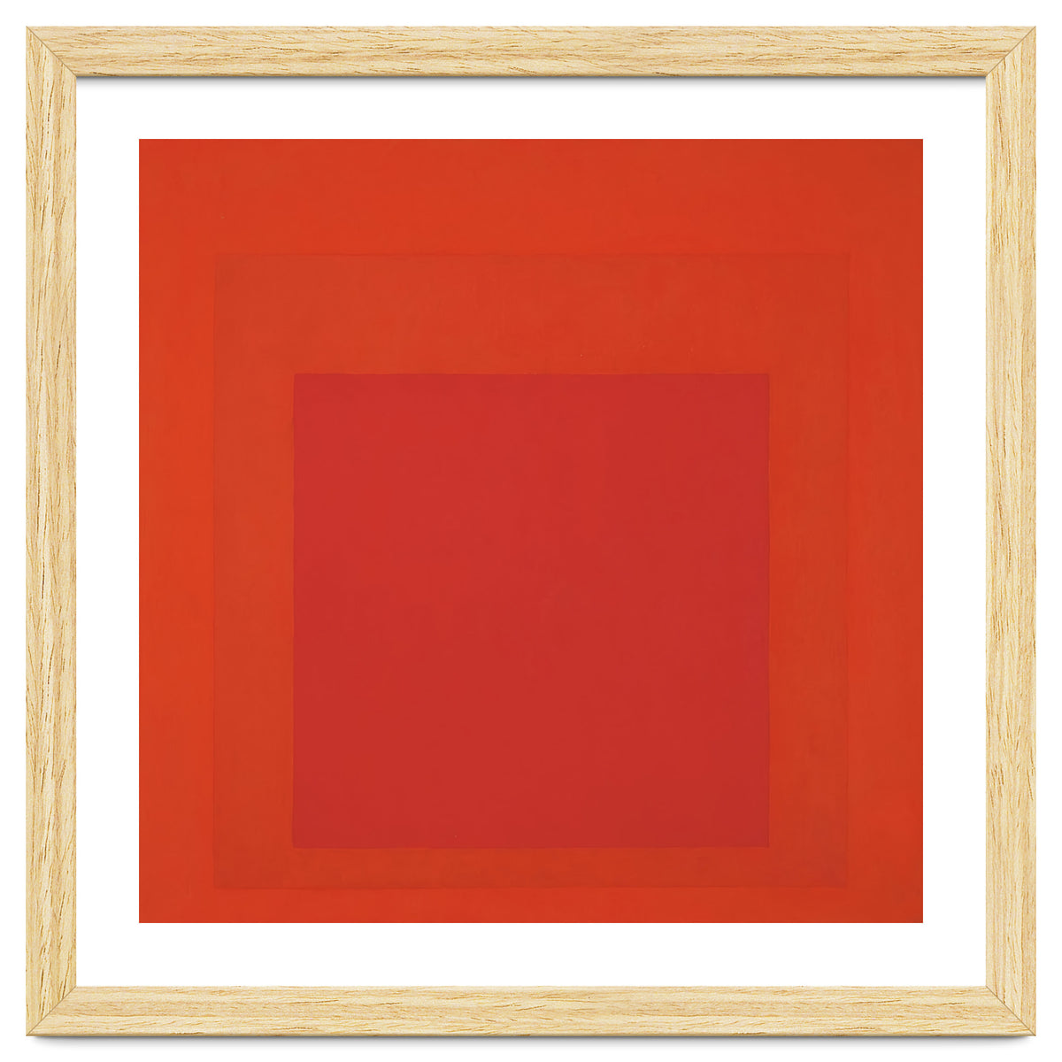 JOSEF ALBERS - HOMAGE TO THE SQUARE RED
