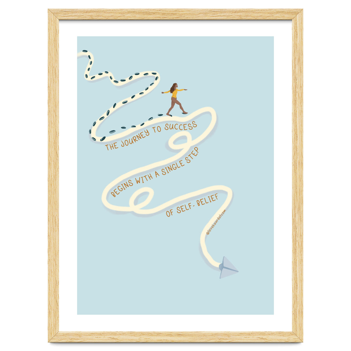 The Journey To Success Begins With A Single Step Of Self-Belief