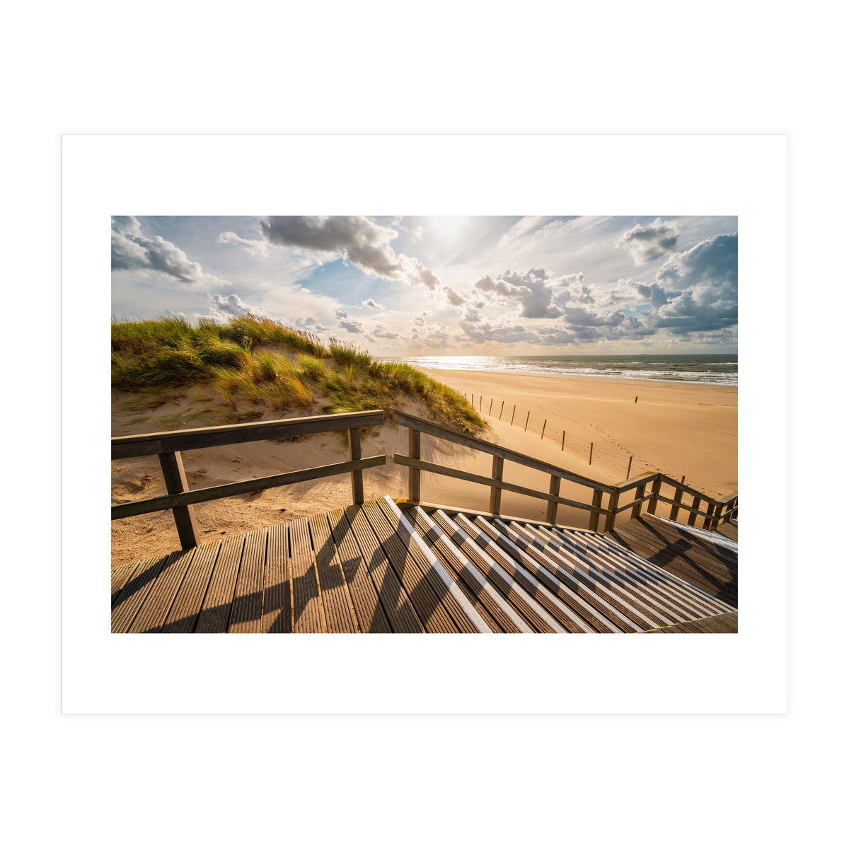 A day at the Dutch beach (Print Only)