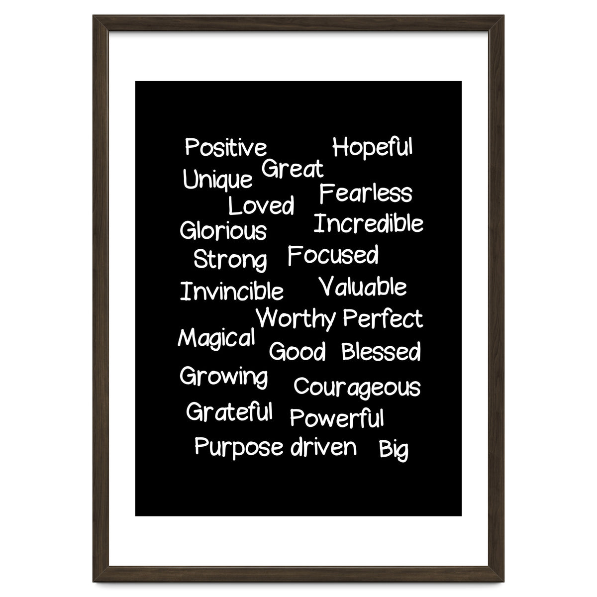 Positive affirmations