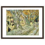 VINCENT VAN GOGH: The Road Menders. Date/Period: 1889. Painting. Oil on canvas. thumbnail