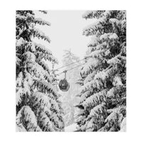 Ski gondola | Black and White | Austria (Print Only)