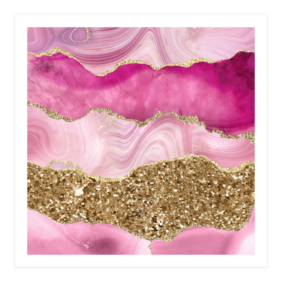 Agate Glitter Dazzle Texture 17  (Print Only)