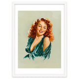 Portrait Of A Redhead Pinup Woman thumbnail