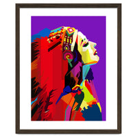 Apache Woman Pop Art Wpap