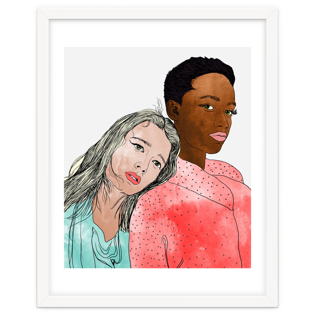 Egalitarism | Equality Anti-racism Feminism Multiculturism | Individuality Watercolor