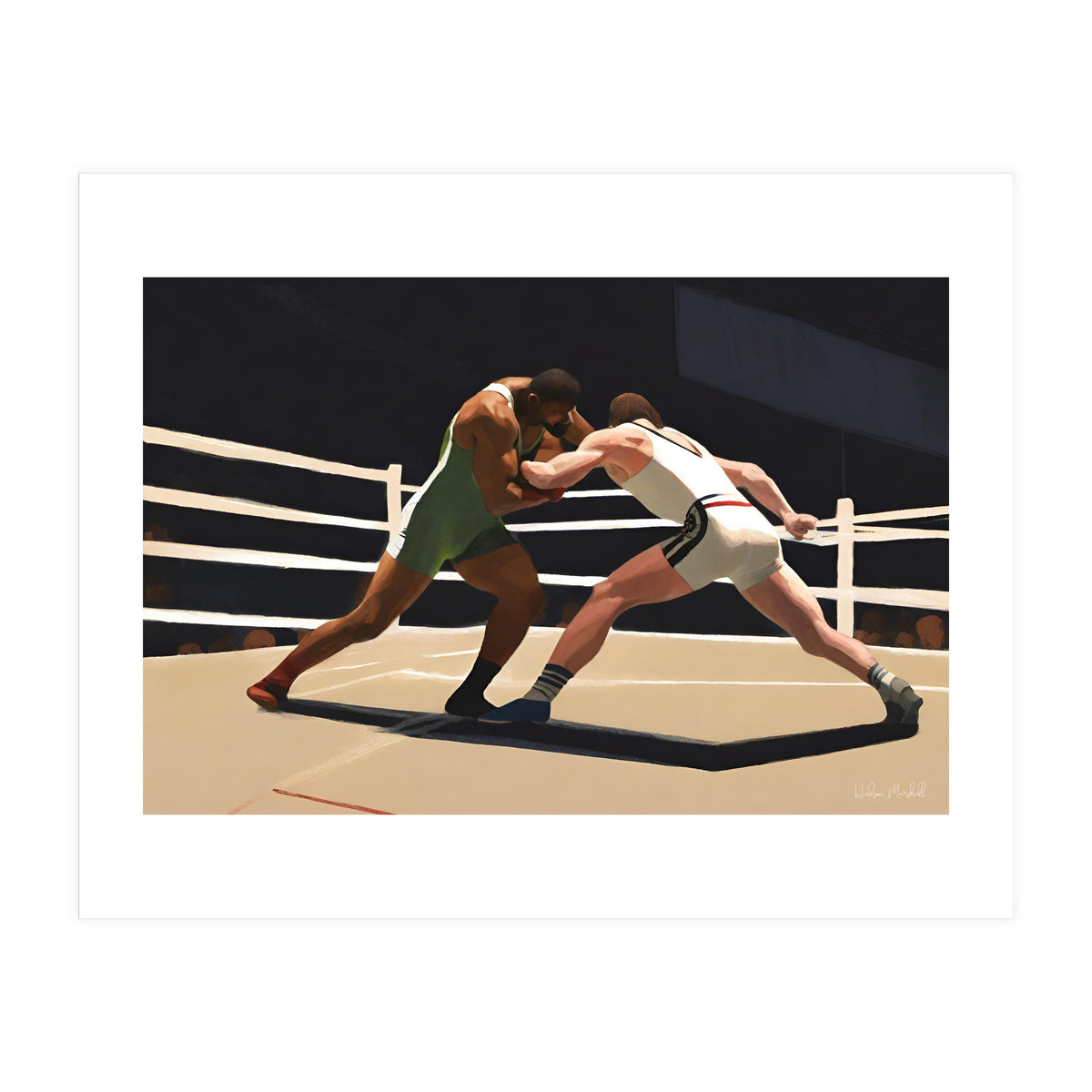 Wrestlers #9 (Print Only)