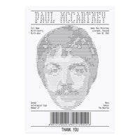 Receipt Art Paul Mc Cartney (Print Only)