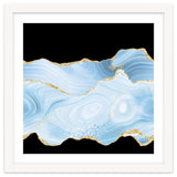 Blue & Gold Glitter Agate Texture 04 thumbnail
