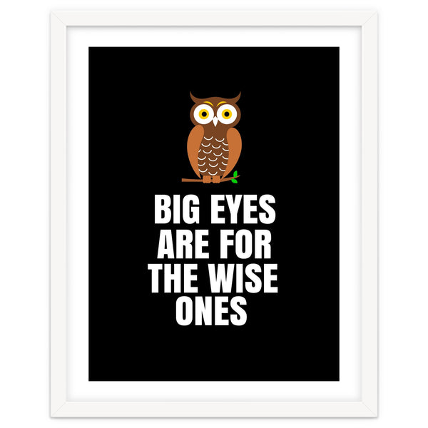 Big Eyes Are For The Wise Ones