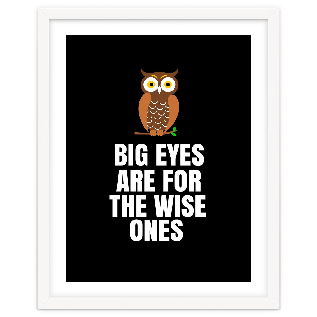 Big Eyes Are For The Wise Ones