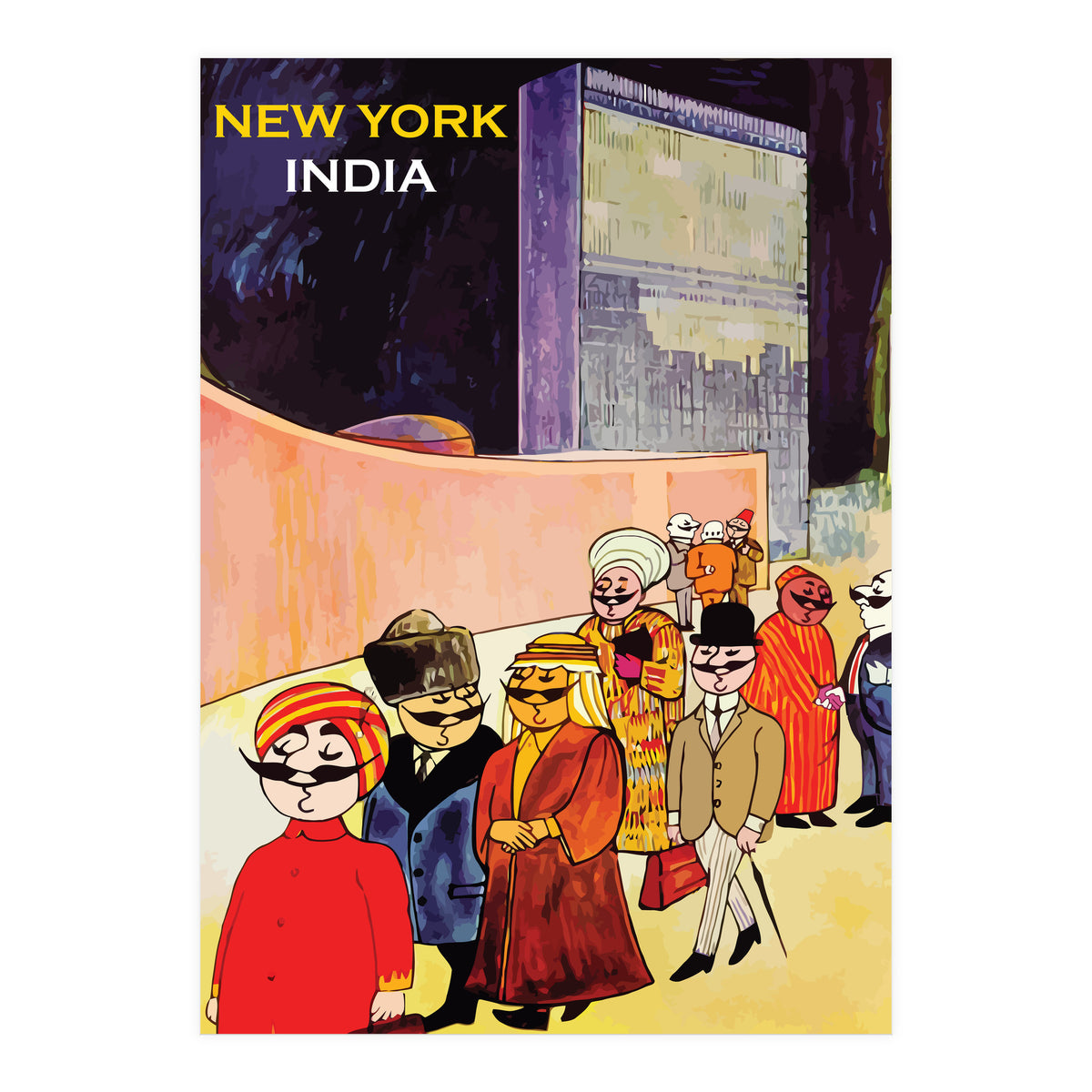 New York - India (Print Only)