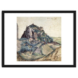 'Castle and Town of Arco', 1495, Watercolour on paper, 22,3 x 22,3 cm. thumbnail