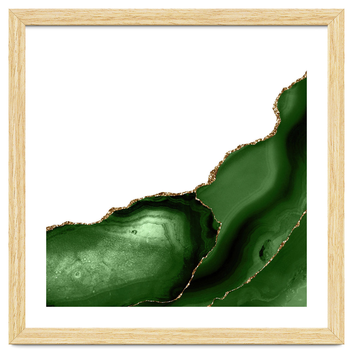 Green & Gold Agate Texture 26