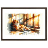 Cat Relaxing In Sunlight thumbnail