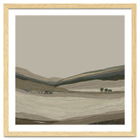 Muted Landscape oil painting