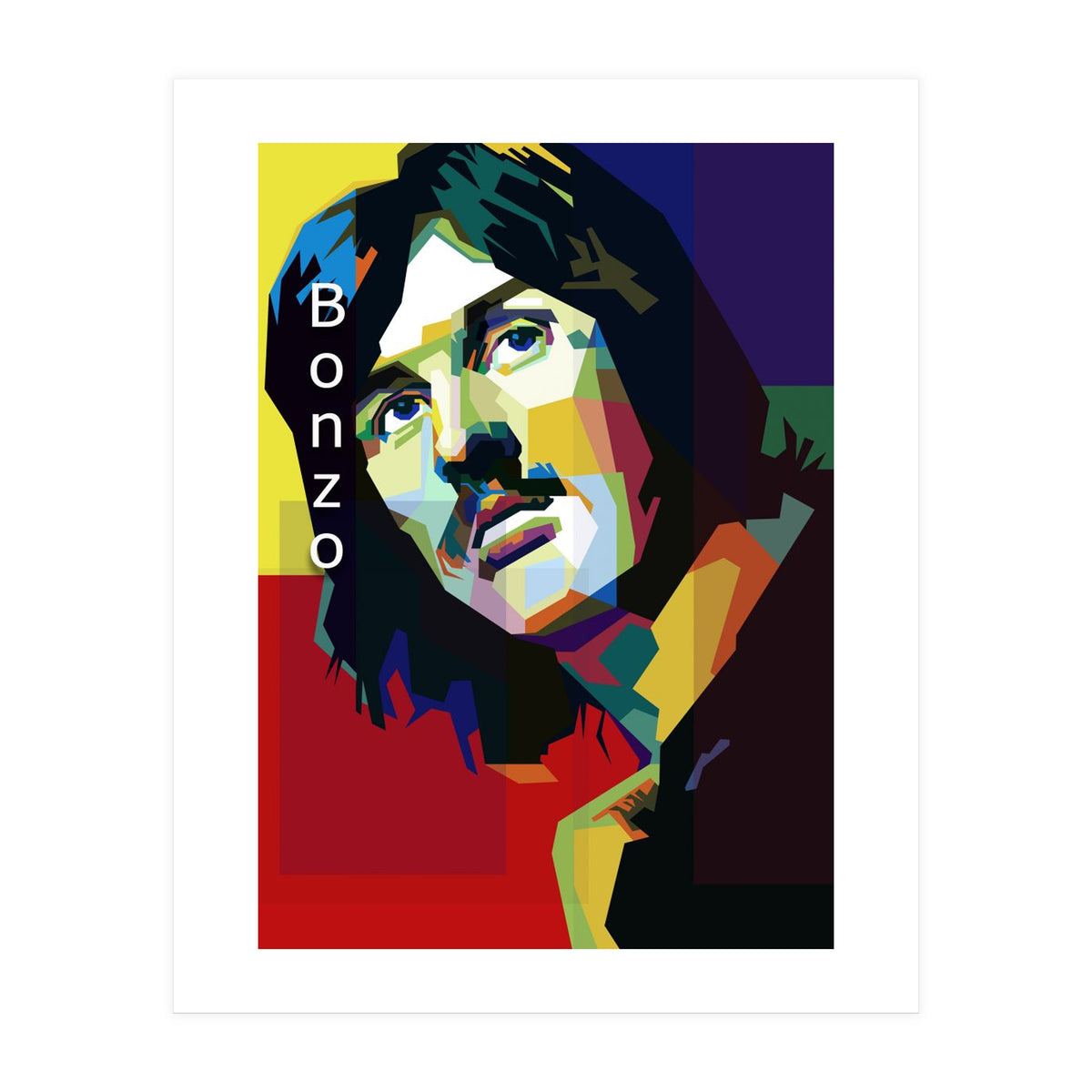 John Bonham Led Zeppelin Pop Art WPAP (Print Only)