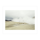 Tourists hidden in the hot spring steam -  Iceland  (Print Only) thumbnail