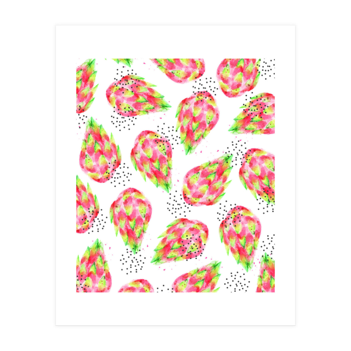 Dragon Fruit #society6 #decor #pattern (Print Only)