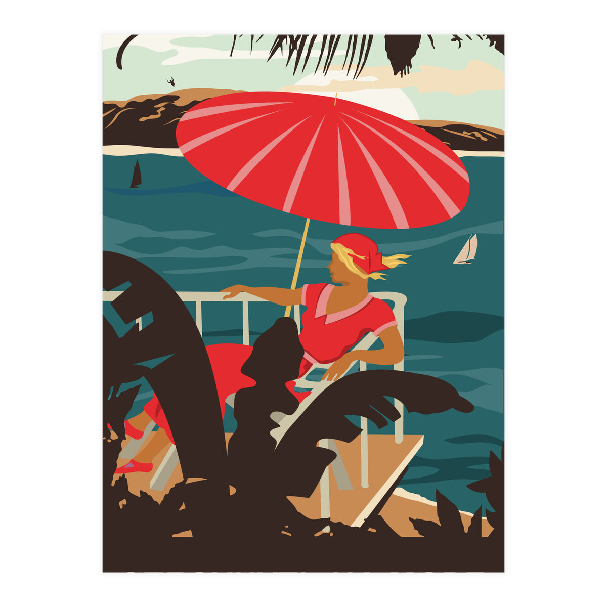 Vacation On a Sea (Print Only)