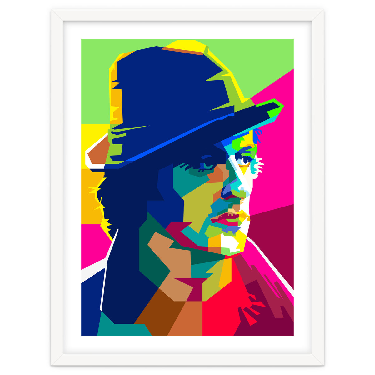 Sylvester Sly Stallone American Actor Pop Art WPAP