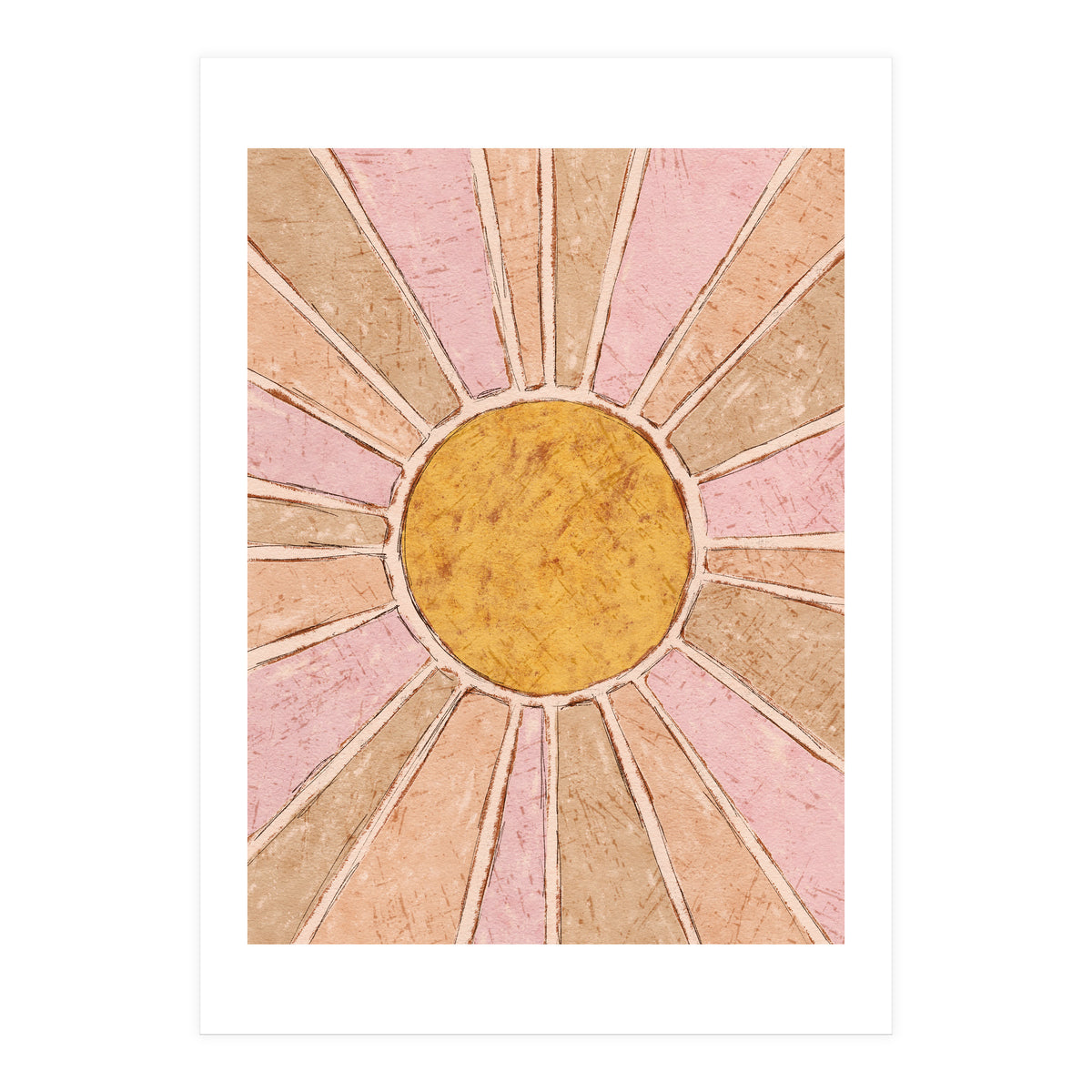 Seventies Retro Sunshine (Print Only)