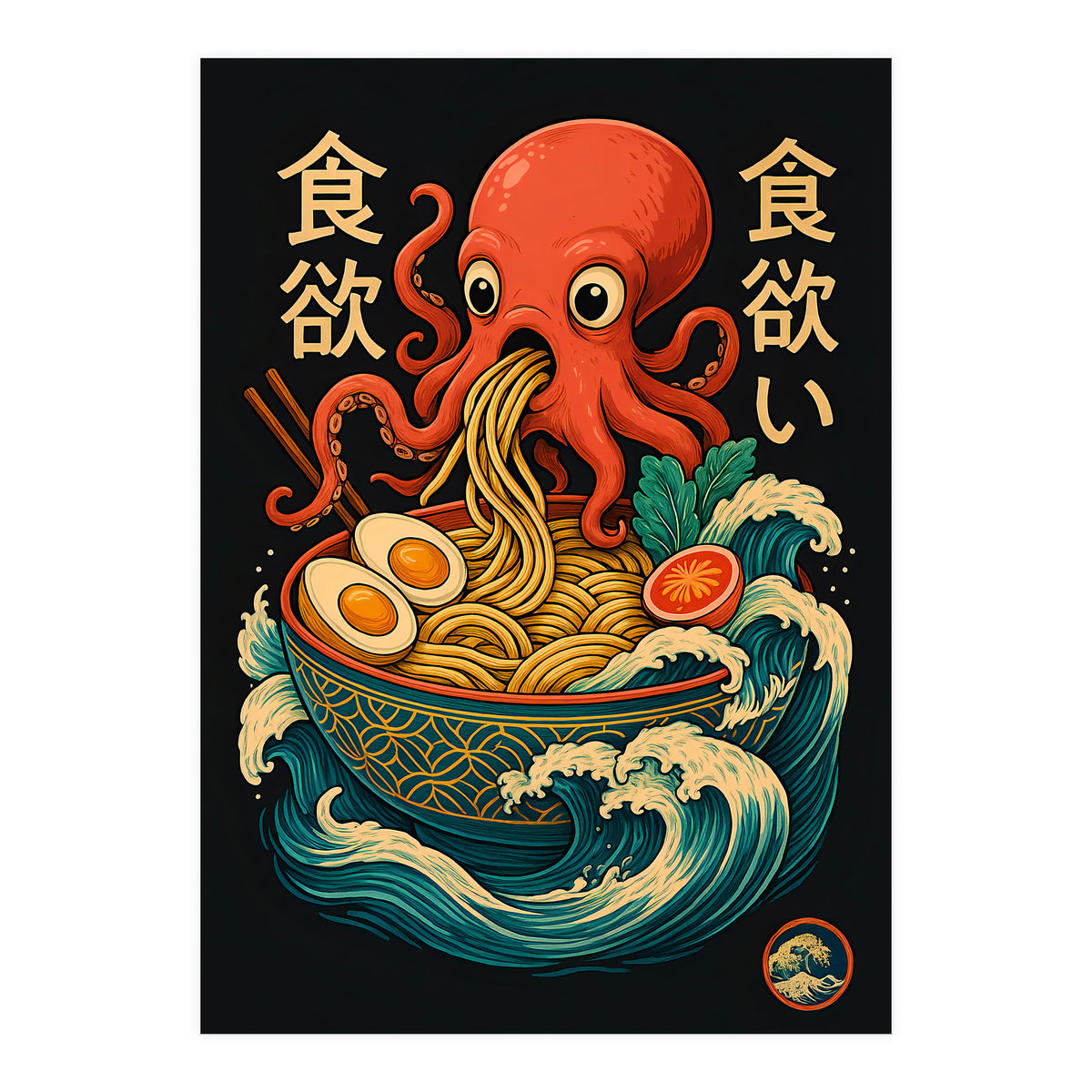 Ramen Octopus (Print Only)