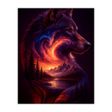 The Nebula Guardian Wolf of the Mountains (Print Only) thumbnail