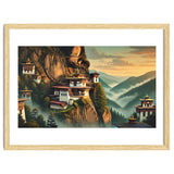 Vintage Bhutan, Mountain Monasteries Poster thumbnail